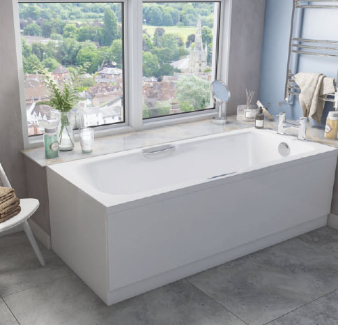 The Arley Eco Twin Grip Single Ended Bath from VIP Bathrooms - now only 119.99 GBP!
